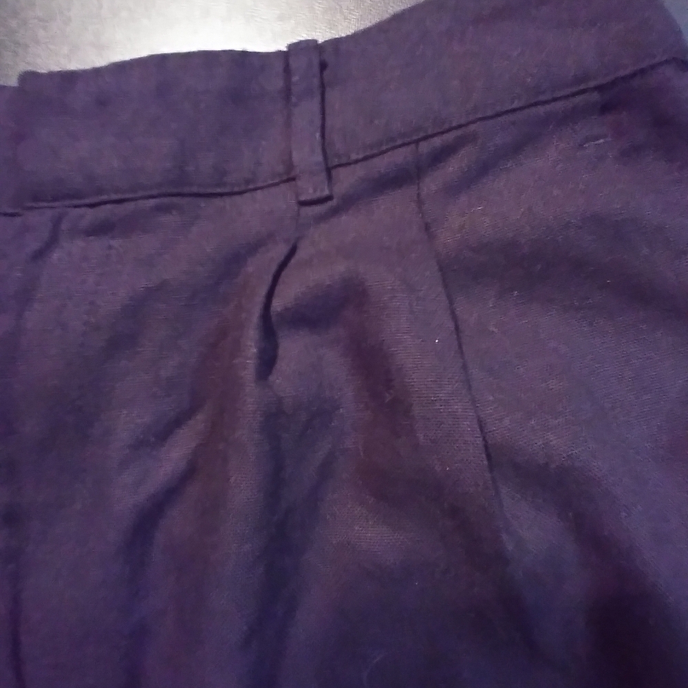 NWT INC Women's Black Shorts Embroidered Hem Pockets Formal Minimalist Event - Picture 4 of 8